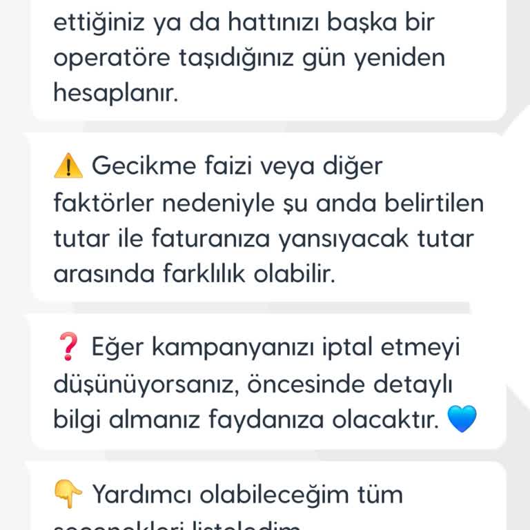 Aşırı Faturalar, Kötü Hizmet Ve Haksız Cayma Bedeli