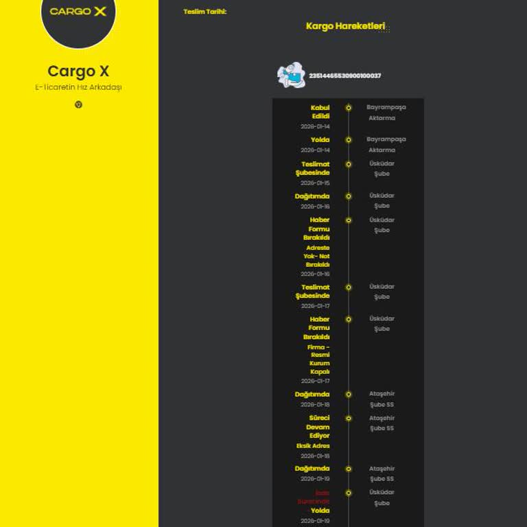 Kargo Yanlış Dağıtıldı, İade Sürecinde Çözüm Bekleniyor