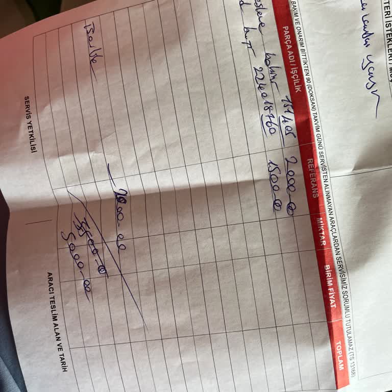 Parça Değişimi Ve Ek Ücret Talebiyle Çözülmeyen Arıza