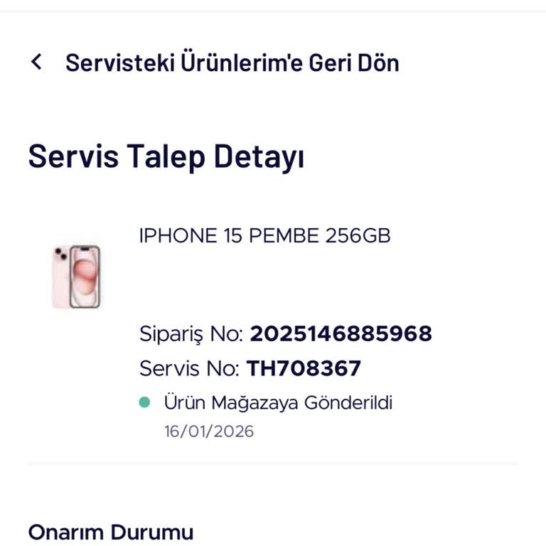 Teknosa IPhone 15 Servis Sürecinde Bilgi Eksikliği Ve Kargo Gecikmesi