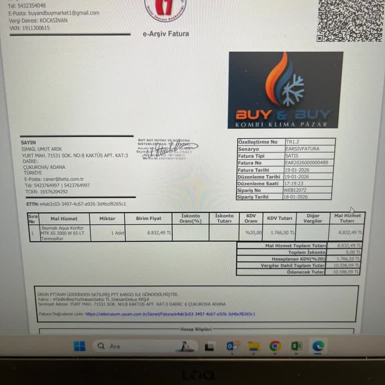 Montaj Ücreti Açıklamada Belirtilmedi, Yanıltıcı Satın Alma