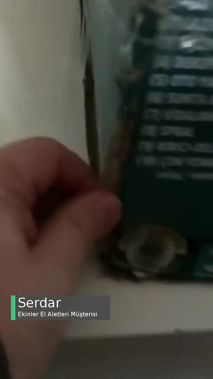 Ekinler El Aletleri Sıfır Diye Kullanılmış Ürün Gönderdikler videonun kapak resmi