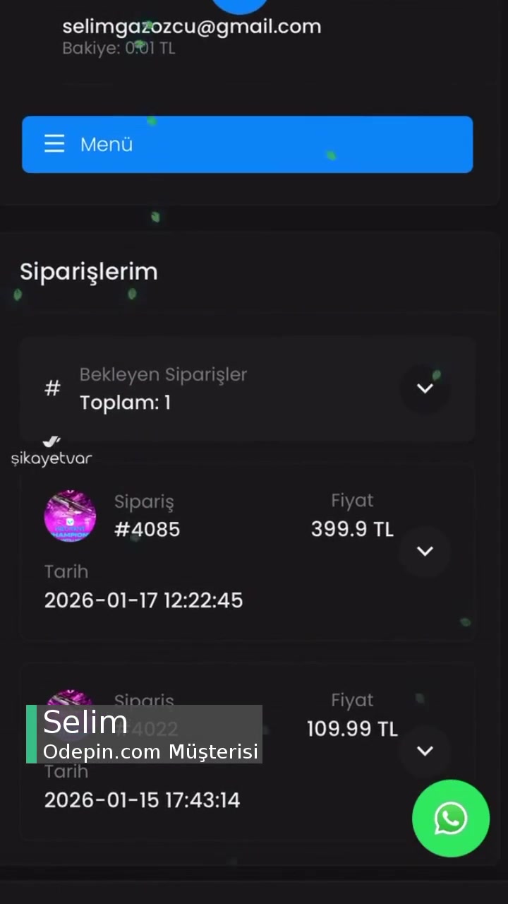Odepin.com 3 Günlük Teslim Sorunu videonun kapak resmi