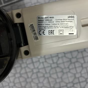 Sinbo Süpürge Kırılan Eklem Parçası Telefonla Servise Ulaşılamıyor