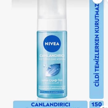 Nivea Lotus Çiçeği Yüz Temizleme Köpüğü Göz Çevresinde Alerjik Reaksiyon Oluşturdu