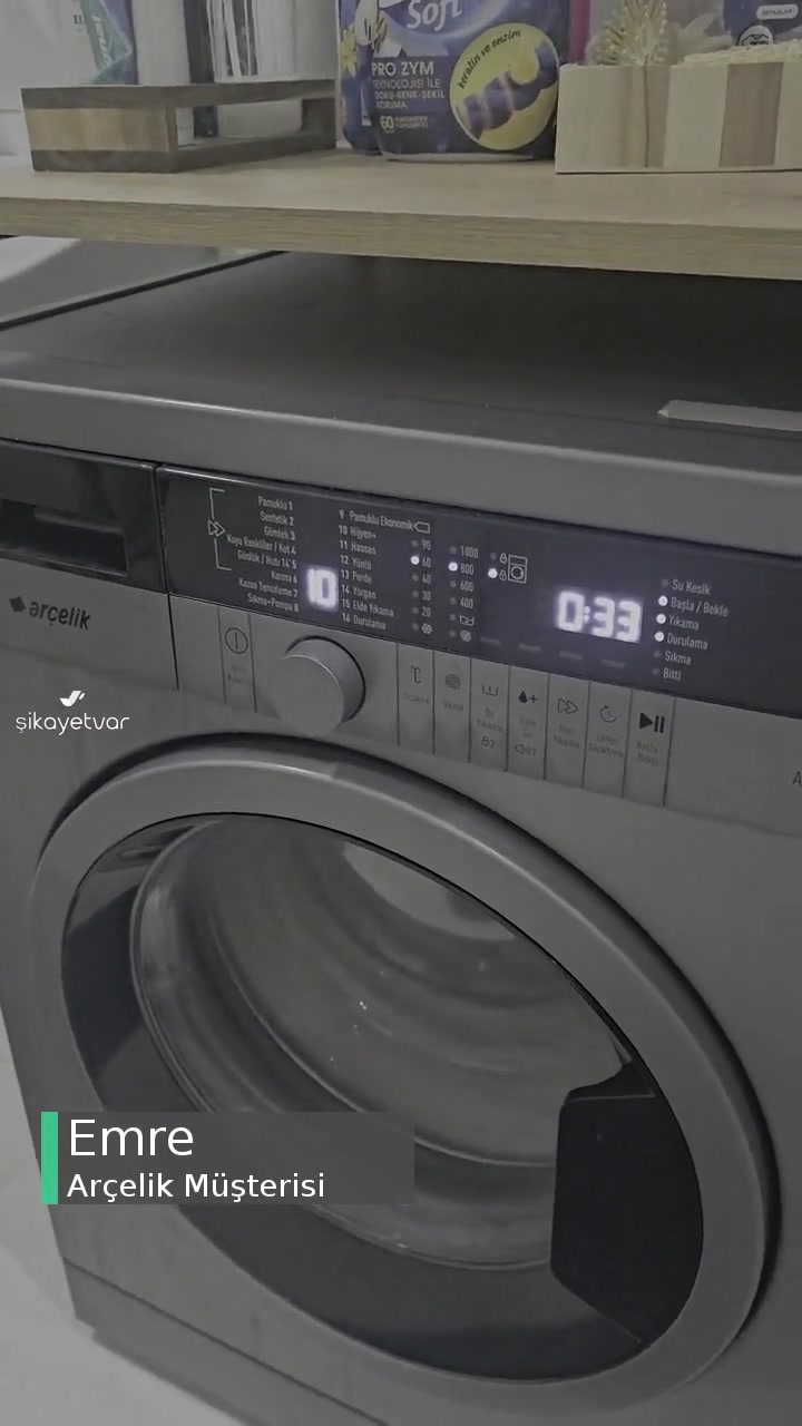 Arçelik Çamaşır Makinesi 9103 YPS Arızası! videonun kapak resmi