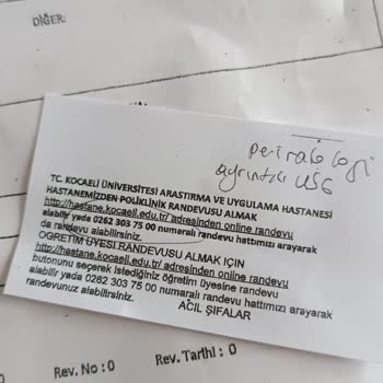 Riskli Olmadığı Gerekçesiyle Detaylı Ultrason Randevusu Reddedildi