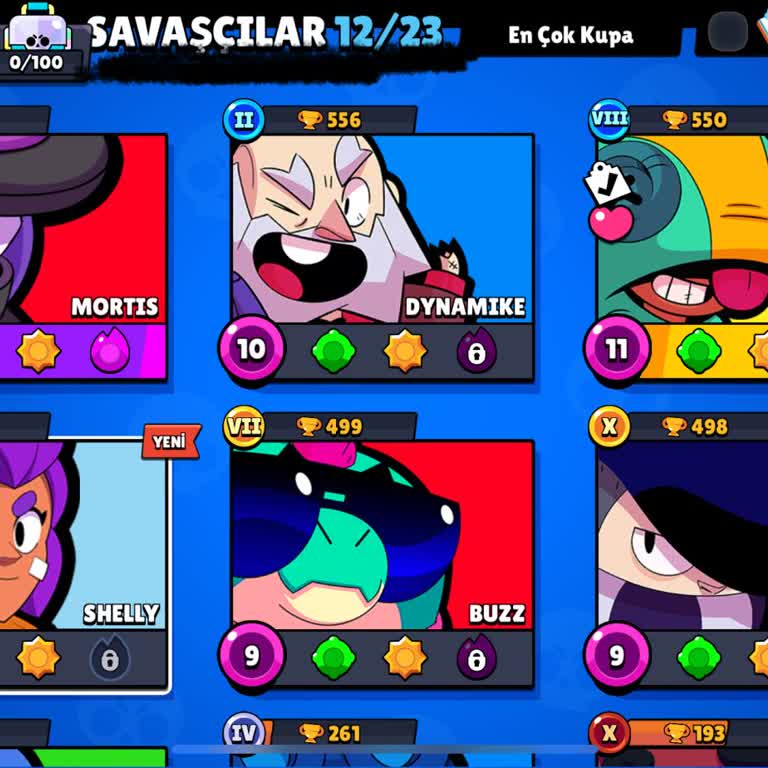 Brawl Stars Karakter Sayısı 52'den 12'ye Düşmüş Ve Kostümler Kaybolmuş