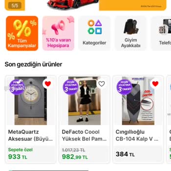 Hepsiburada Beğendiklerim Listesinin Linkini Paylaşamıyorum!