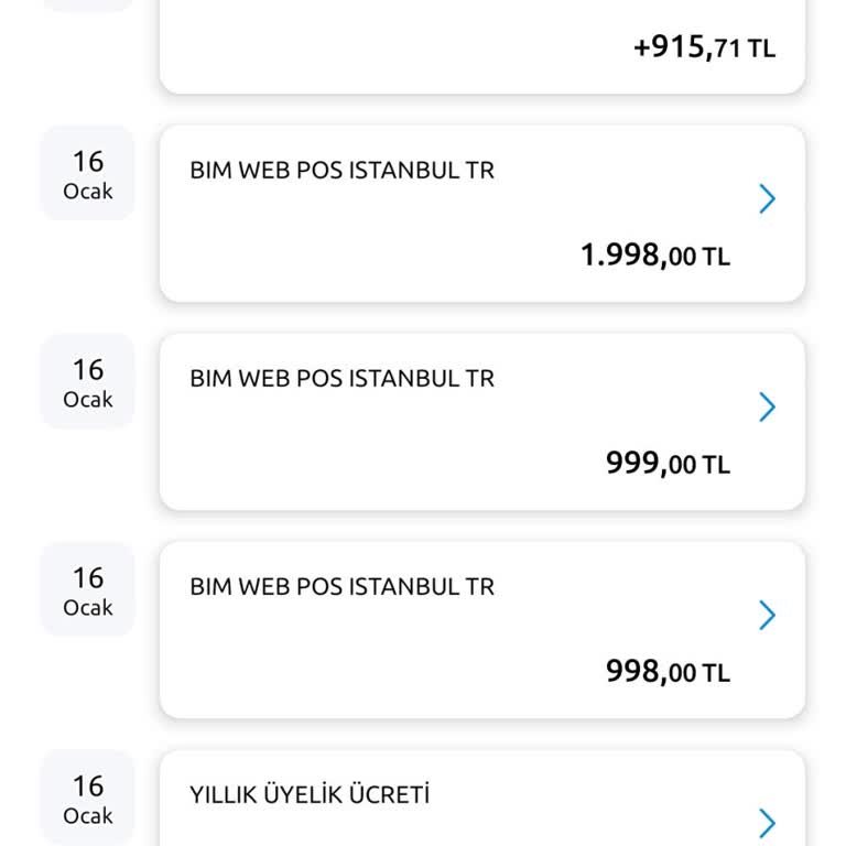 Kart Çekimi, Ürün Yok