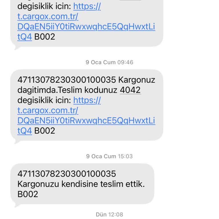 Kargonun Teslim Edilmemesi Ve Müşteri Hizmetlerinden Cevap Almama
