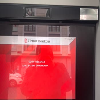 ATM Bakım Uyarısı Mahallede Para Çekme İmkânını Kısıtlıyor