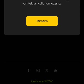 Turkcell’den Gelen GeForce Now Kampanya Kodunun Kullanılmış Gibi Gösterilmesi Ve Çözüm Bulamama