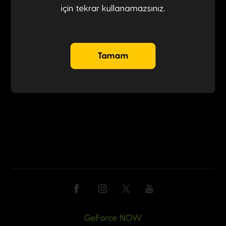 Turkcell’den Gelen GeForce Now Kampanya Kodunun Kullanılmış Gibi Gösterilmesi Ve Çözüm Bulamama