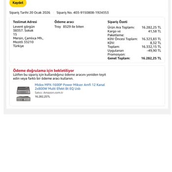 Ödeme Çekildi Ama Sipariş İşlemiyor Ve Müşteri Hizmetine Ulaşılamıyor