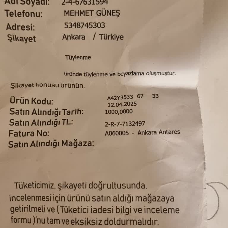 Hayal Kırıklığı: Pantolonun Dikişi Atıyor Ve Rengi Çabucak Soluyor