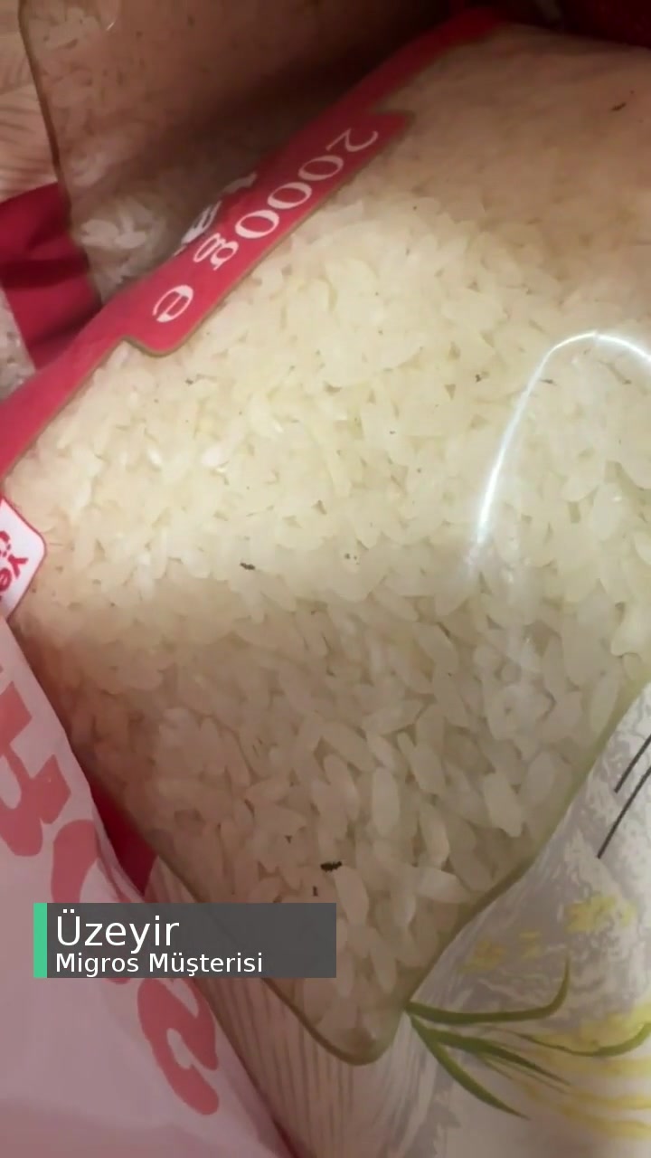 Migros'tan Alınan Böcekli Pirinç videonun kapak resmi