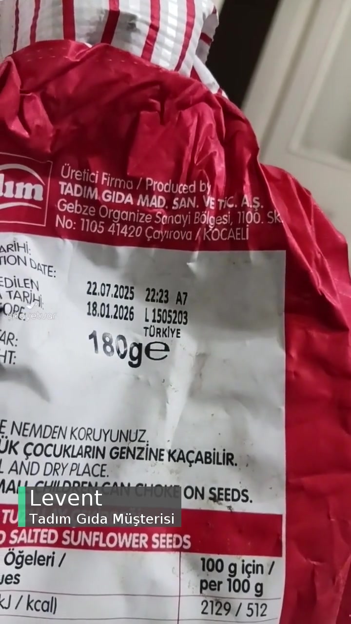 Tadım Tarihi Geçmiş Ürün videonun kapak resmi
