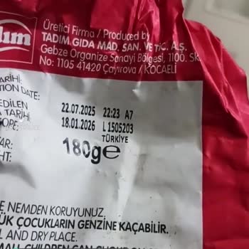 Tadım Tarihi Geçmiş Ürün