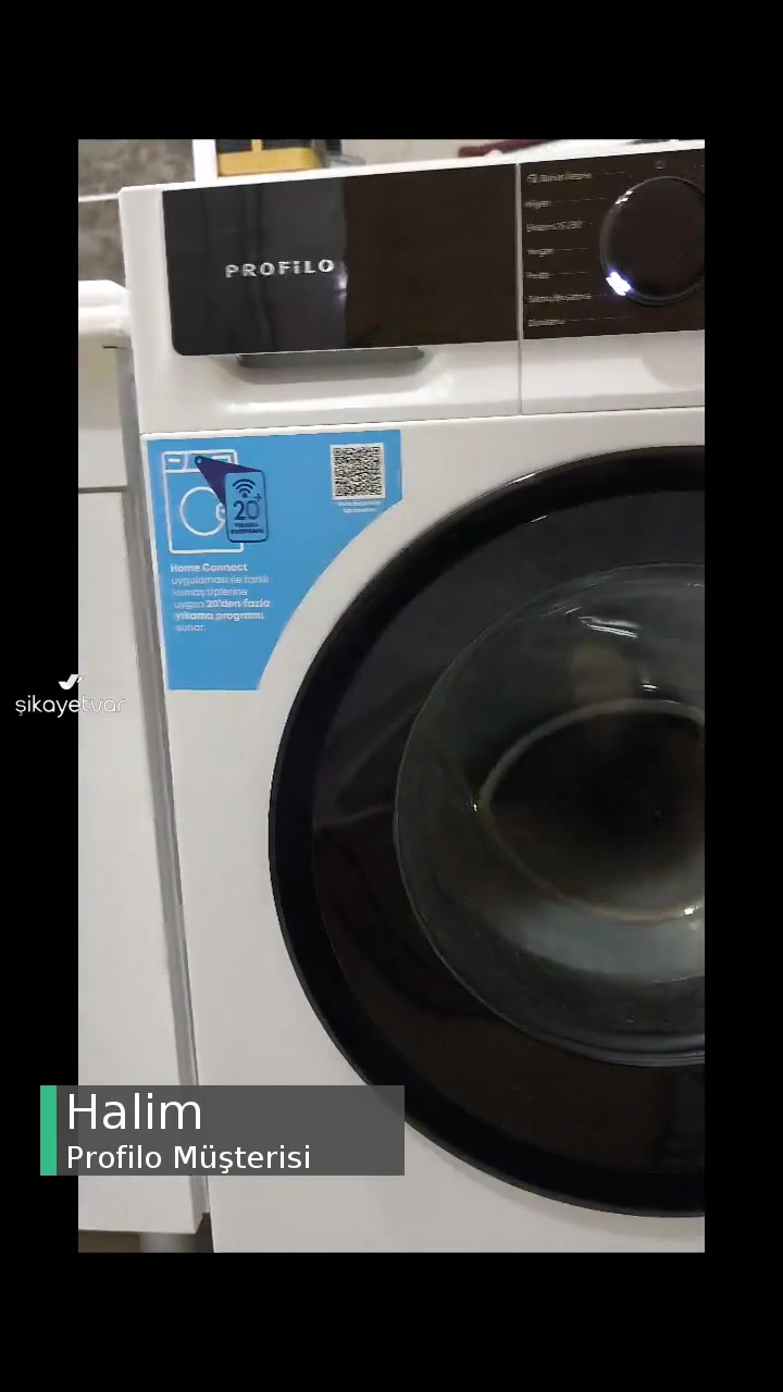 Profilo Çamaşır Makinesi 11 Kg Wi-Fi Özellikli Ayıplı Ürün videonun kapak resmi