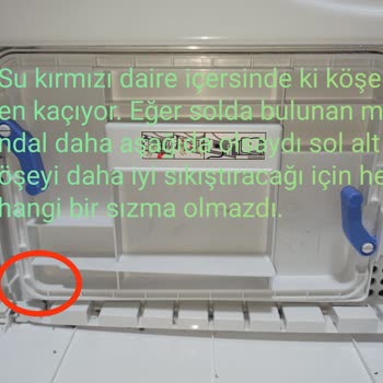 Vestel Kurutma Makinesinde Su Sızdırma Ve Çamaşır Makinesine Paslanma Riski