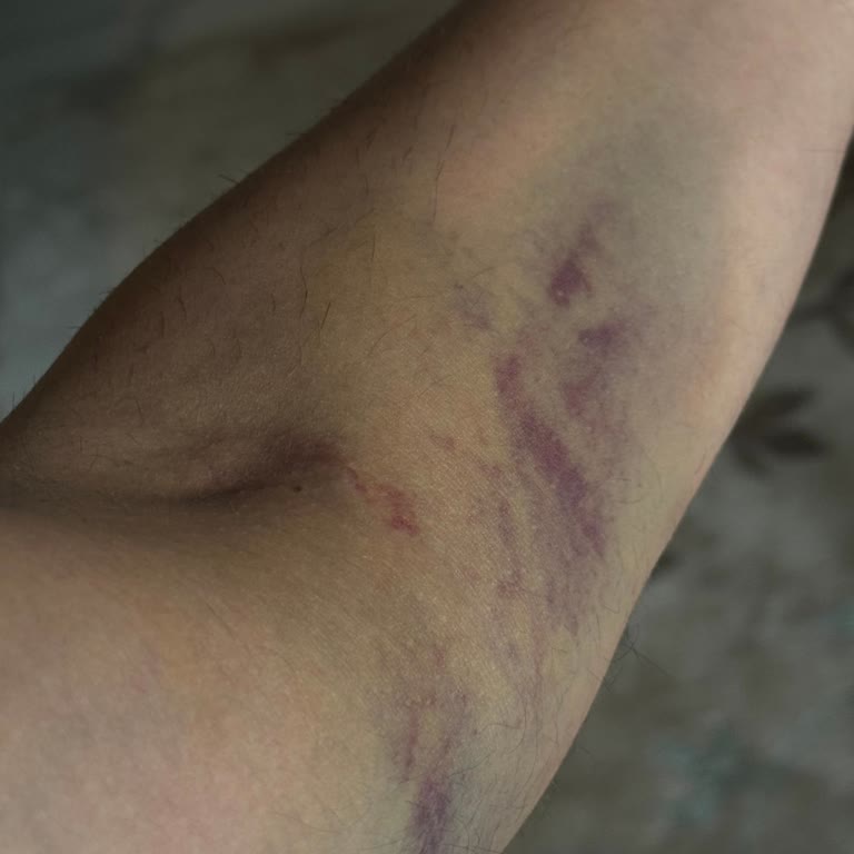 Kan Alımında Hemşirenin Hatalı Uygulaması Sonucu Kol Ve Dirsek Ağrısı Ve Morluk