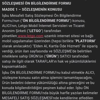 Letgo'da Kartla Ödeme Sonrası Para Hesaba Geçmiyor