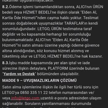 Letgo'da Kartla Ödeme Sonrası Para Hesaba Geçmiyor