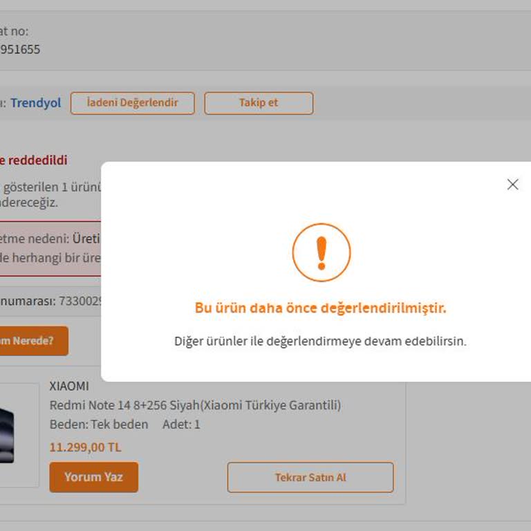 Hoparlör Cızırtısı Olan Telefonun İadesi Reddedildi Ve Yorum Yapamıyorum