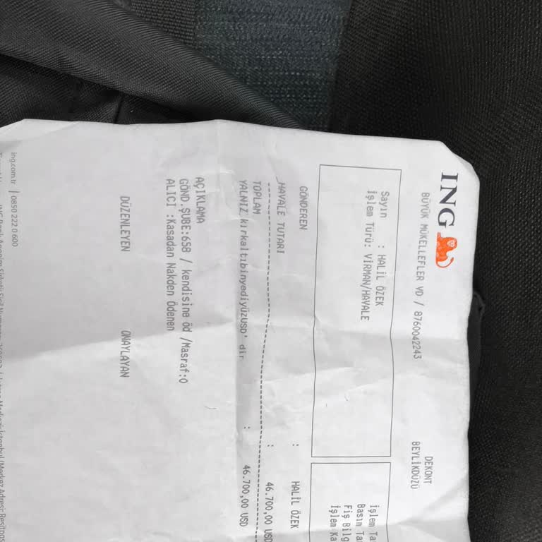 ING Bank Beylikdüzü Şubesinde Çekilen Geçersiz Döviz Banknotları Ve İlgisiz Yaklaşım