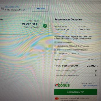 Jolly Tur Turun Fiyatı 79.500 TL’ye Yükseldi