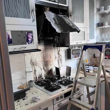 Arçelik Aspiratör Yangını Ve Servisin Yetersiz İncelemesi