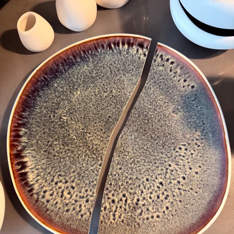 Kırık Servis Tabağı İçin Tek Parça Değişim Talebi