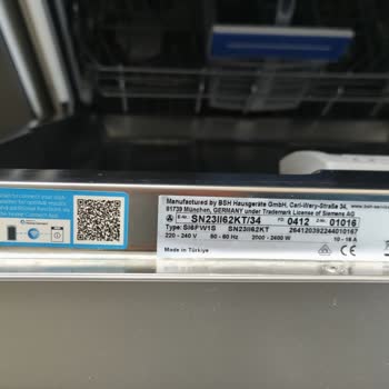 Paslanma Sorunu Yaşayan Siemens Bulaşık Makinesi İçin Değişim Talebi