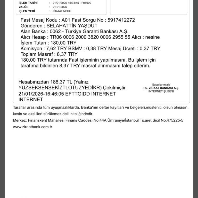 Nesine Hesabına 180 TL Yatırma İşleminin Gecikmesi