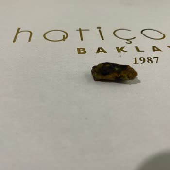 Hatiçoğlu Baklava İçinden Çıkan Sert Parça