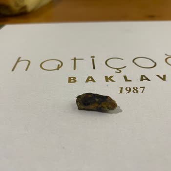 Hatiçoğlu Baklava İçinden Çıkan Sert Parça