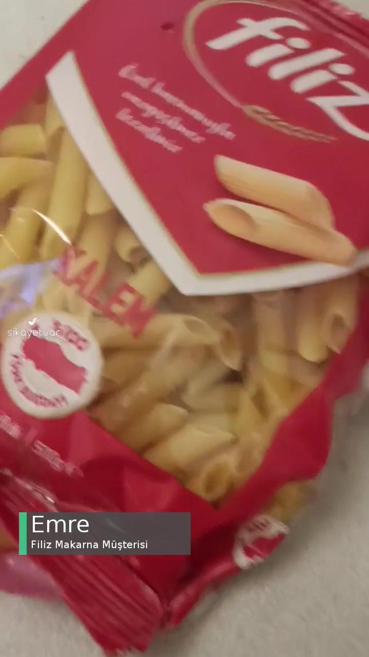 Filiz Açılmış Makarna Paketini Bantlamışlar videonun kapak resmi