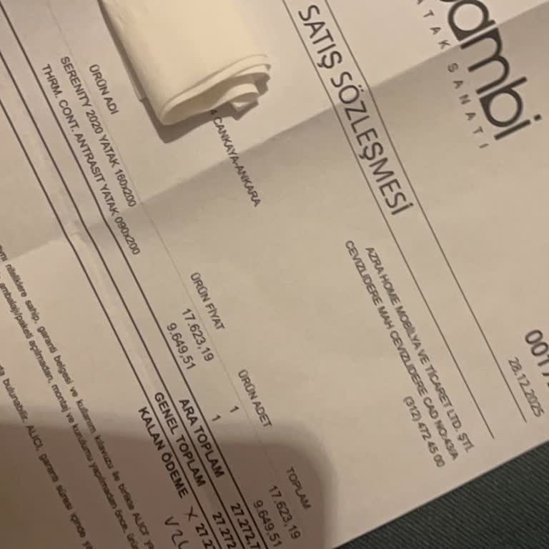 Bambi’den Teslim Edilmeyen Yataklar İçin Açık Bilgi Talebi Ve İptal İsteği