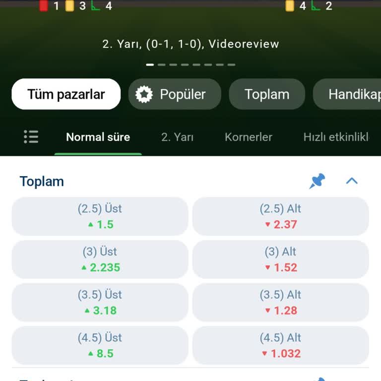 1xbet Çekim Sonrası Bahis Oranları Düşürülmesi!
