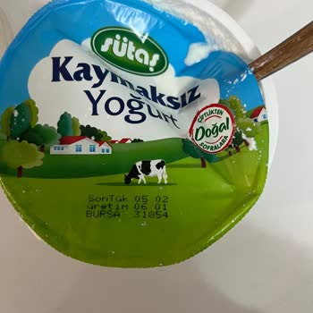 Sütaş Yoğurdu Aşırı Sulu Ve Kesik Kesik, Tüketilemez