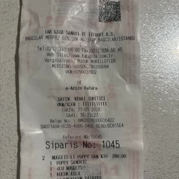 Kaba Personel Davranışı Ve Yanmış Ekmek Şikayeti