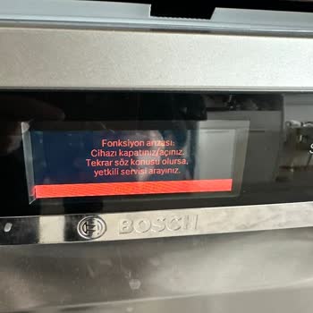 Kırık Ve Arızalı Bosch Bulaşık Makinesi İçin Hemen Değişim Talebi