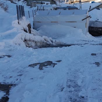 Karayazı Dörtpınar Mahallesi Yolunun Kış Aylarında Açılmaması Ve Temizlenmemesi