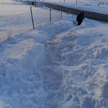 Bina İçi Merdiven Ve Yaya Yolunun Kar Temizliği İhmali