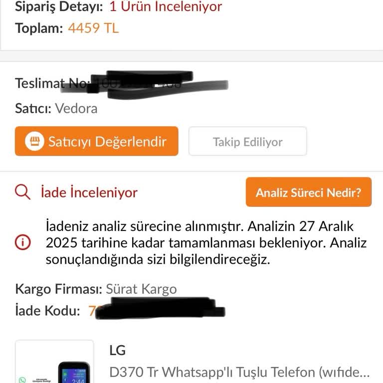 Trendyol'da İade Gecikmesi Ve Kredi Kartı İadesi Sorunu