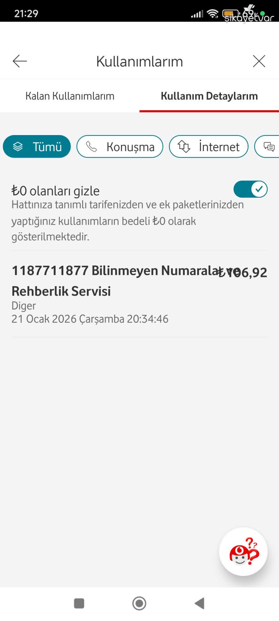 11877 Ücretsiz Sanılan Numara Sorgulama Sonrası Beklenmedik 139 TL ...