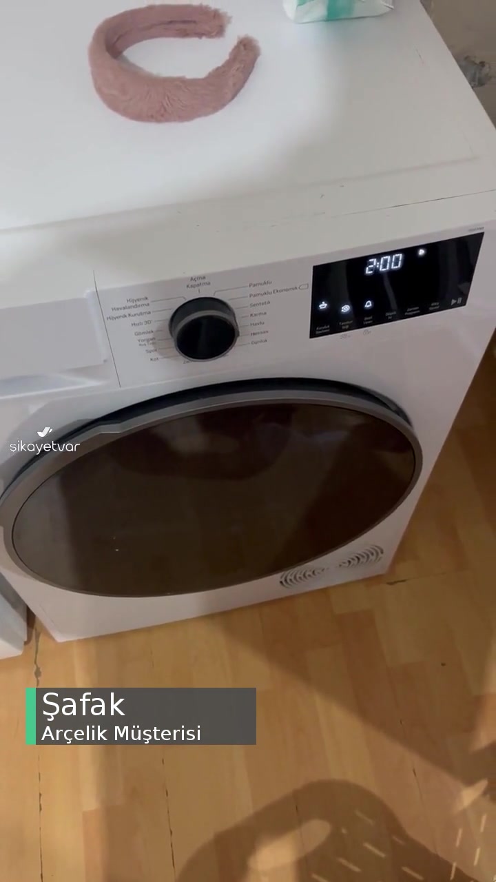 Arçelik Kurutma Makinesi 1000 Kmx Kendiliğinden Duruyor, Çözüm Sunan Yok! videonun kapak resmi