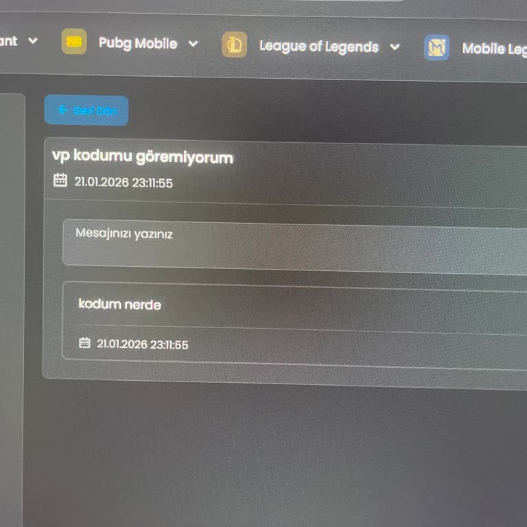 Ödeme Çekildi Ama Valorant VP Alınmadı Ve 950 TL Hemen İade Bekleniyor