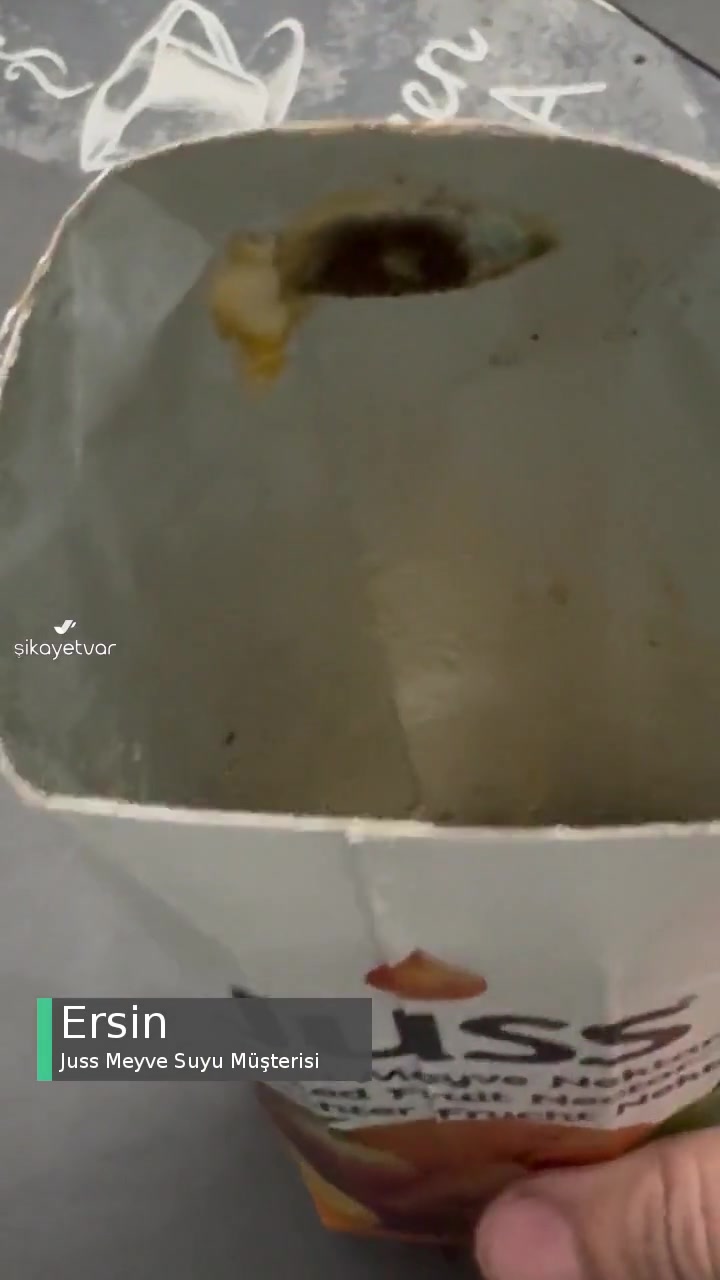 Juss Meyve Suyunda Yabancı Madde! videonun kapak resmi